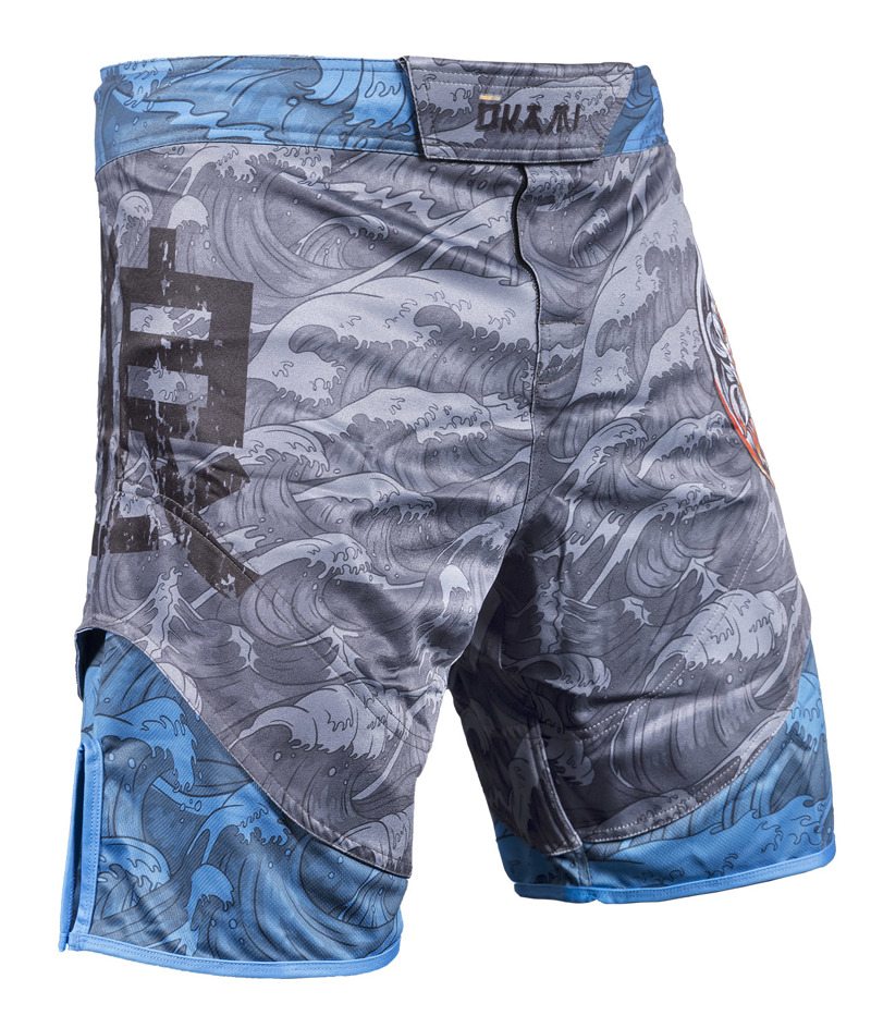 OKAMI FightShorts kois - black